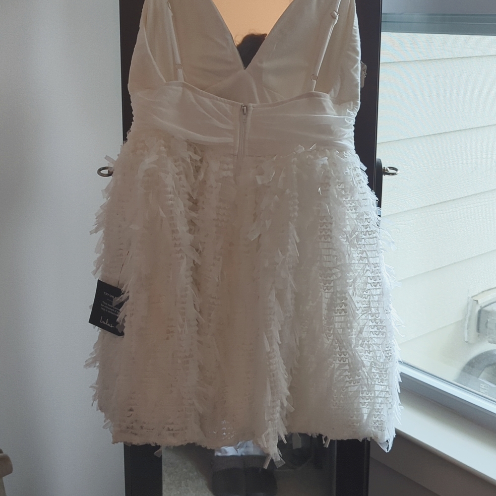 White Cocktail Dress - Picture 4 of 7